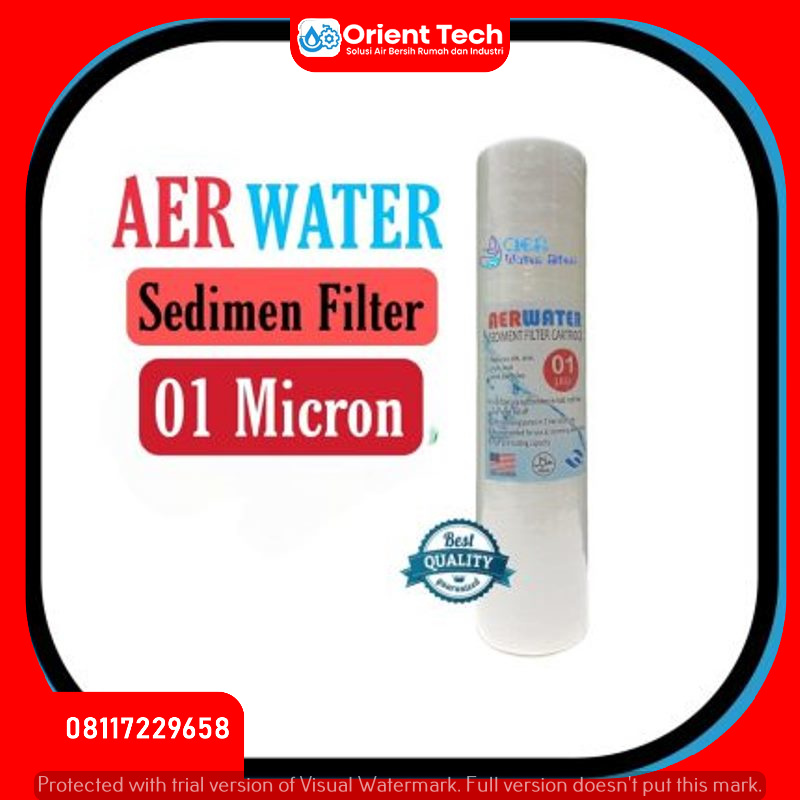 Jual Cartridge Filter Air / Sediment / Spun 10" 01 micron