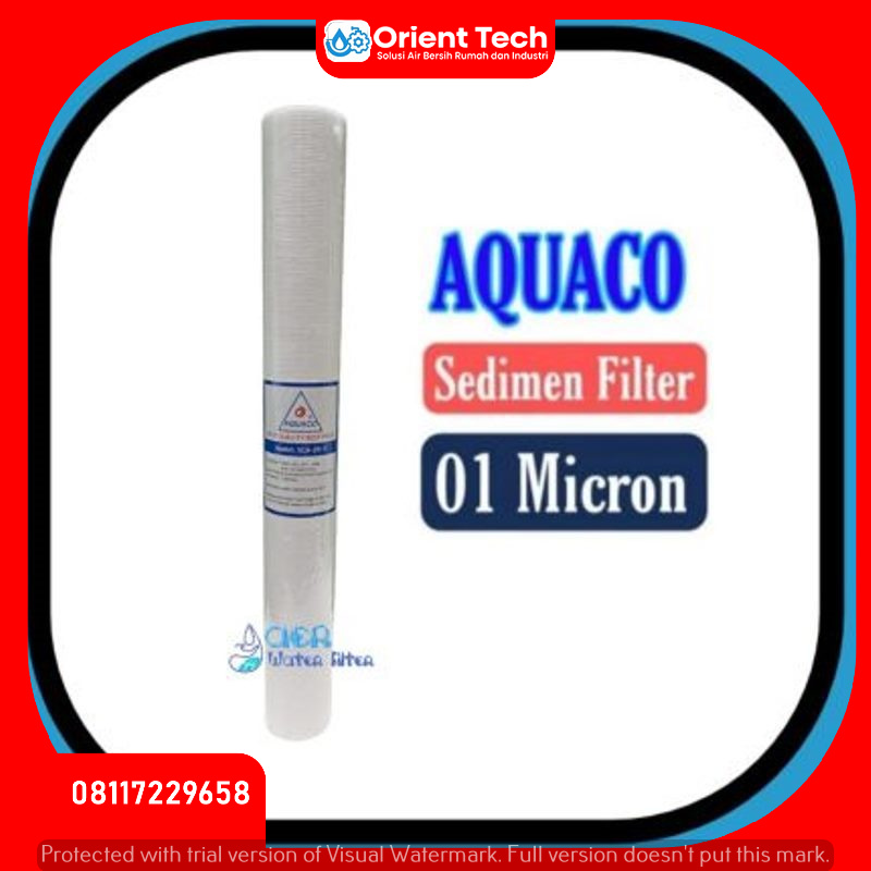 Jual Filter Air Aquaco Catridge Filter 20 Inch 01 Micron