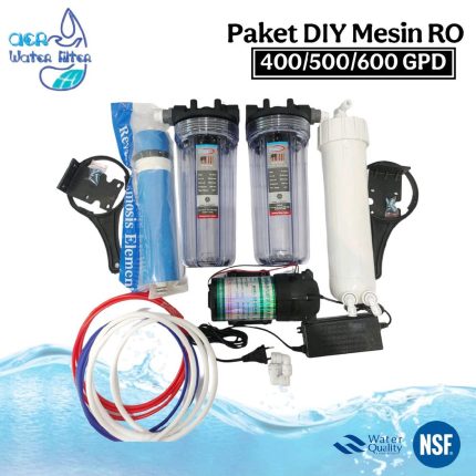 Jual Paket Mesin RO Kapasitas 400 / 500 / 600 GPD Murah & Lengkap