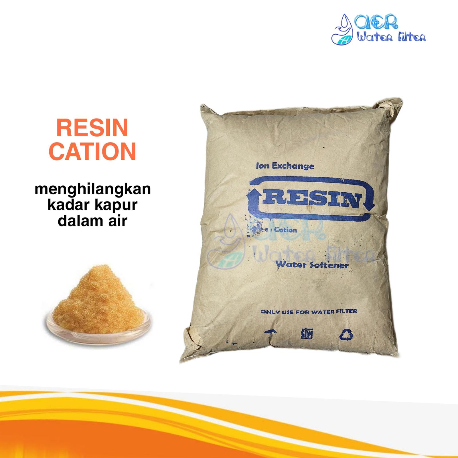 Resin Kation - Cation Softener Murah - 1 zak 25 Liter