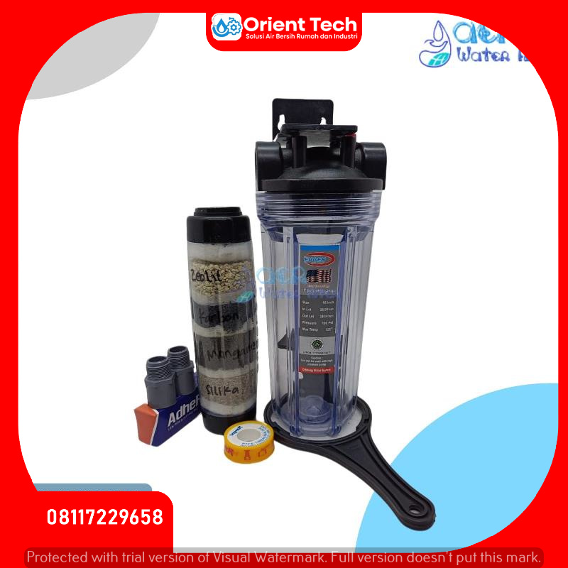 Paket Filter Air Hemat 4 in 1 - Housing Clear