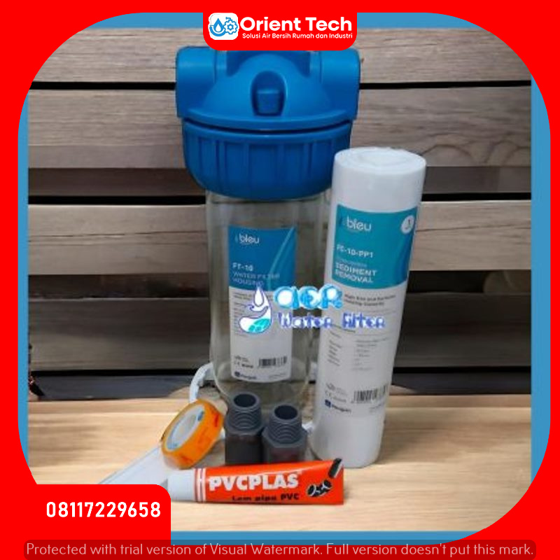 Jual Paket Filter Air Penguin BLEU 10 Inch - PP Sedimen