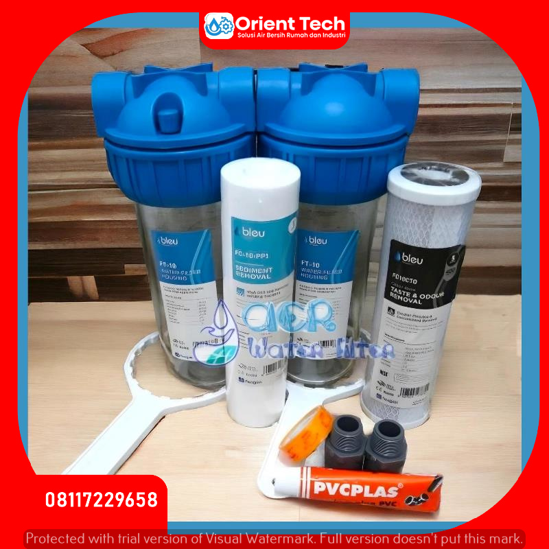 Paket Filter Air penguin BLEU 10 Inch -PP-CTO