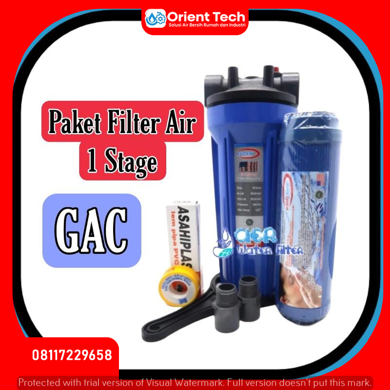 Paket Hemat Filter Air Housing - UDF-GAC - Air Kuning dan Berbau