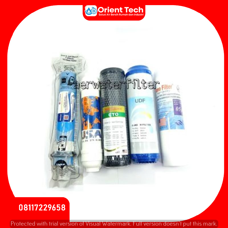 Jual Paket Penggantian Saringan Air Mesin RO