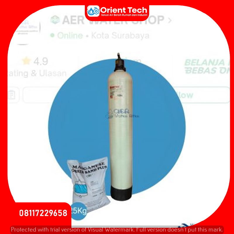 Jual Paket Tabung FRP 1054 Nanotec + Manganese Greensand