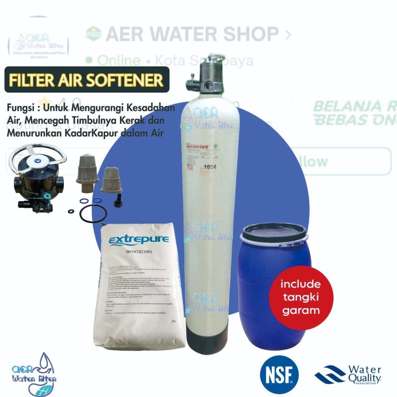 Jual Paket Filter Air Kapur Resin Kation Softener