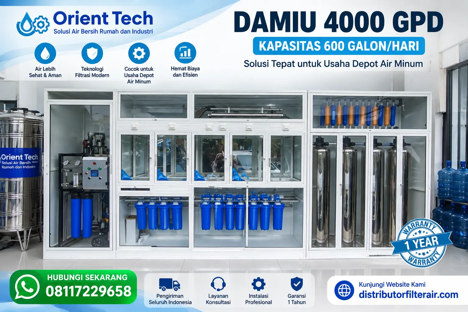 Jual Paket Depot Air Minum Jawa Timur