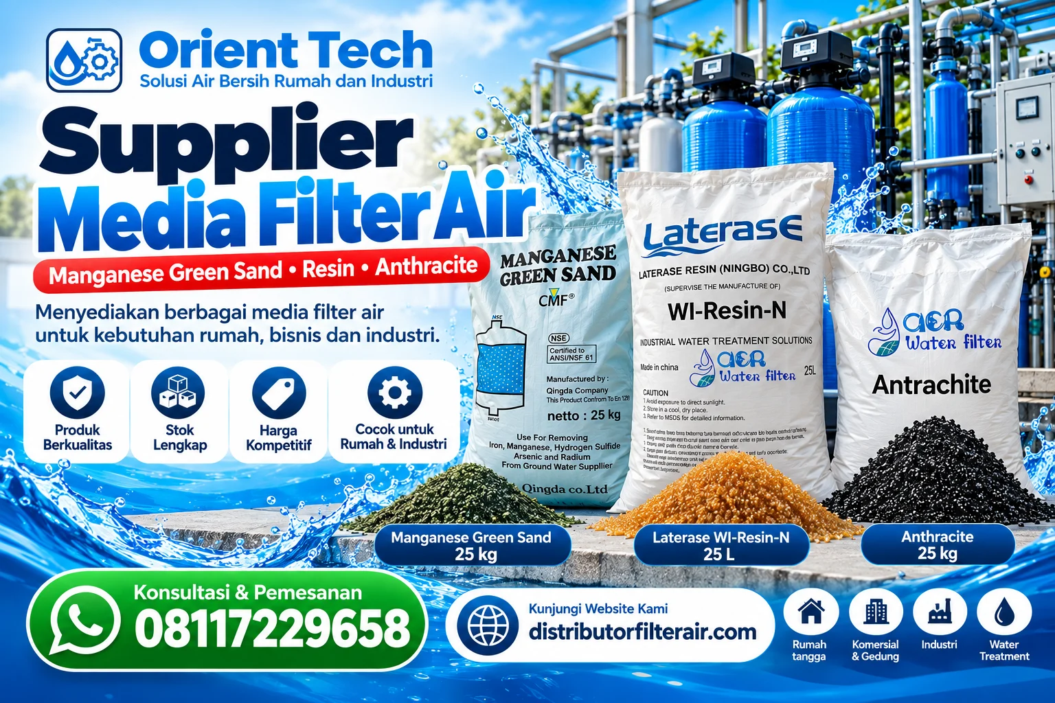 Supplier Media Filter Air