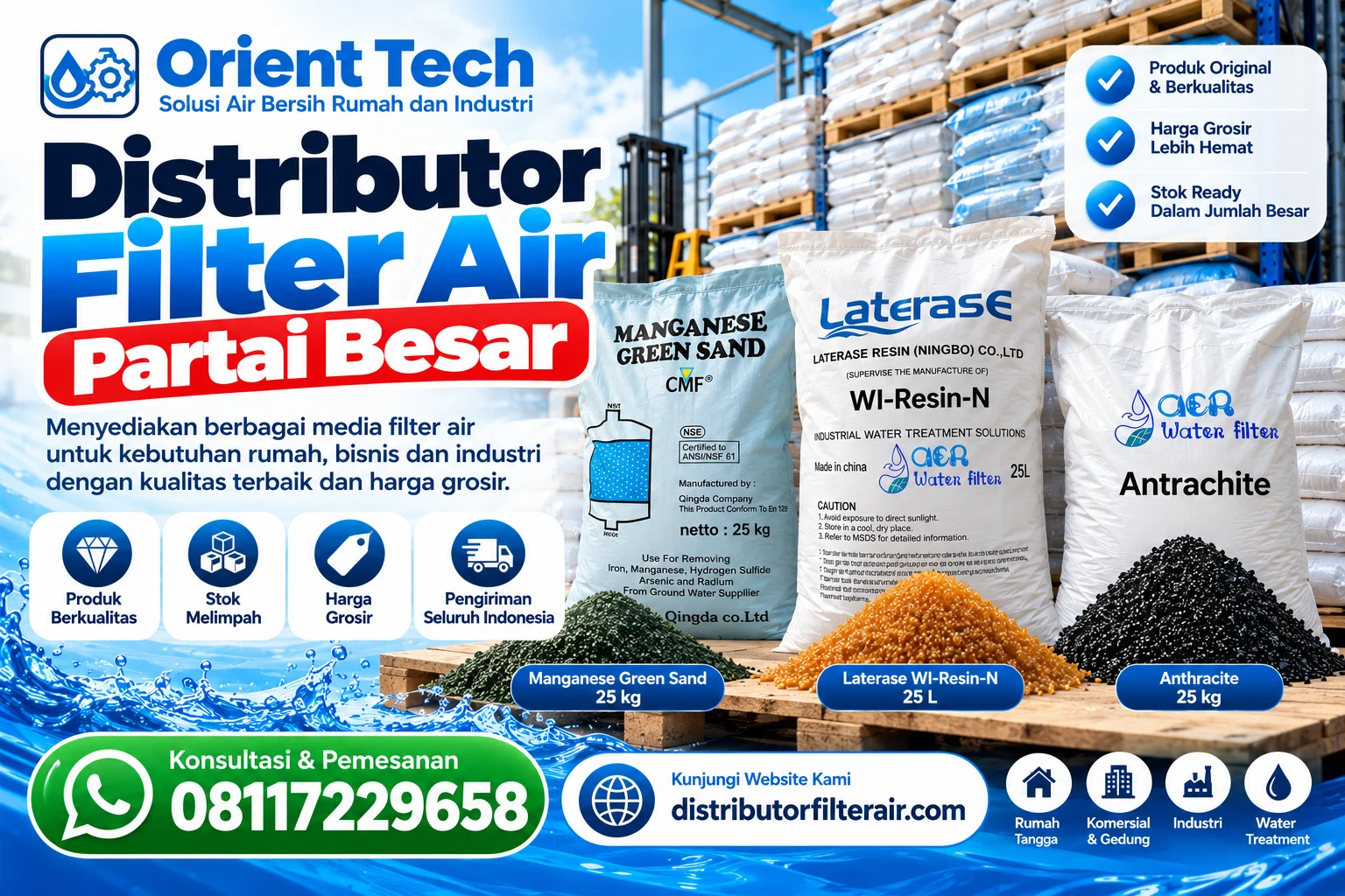 Distributor Filter Air Partai Besar