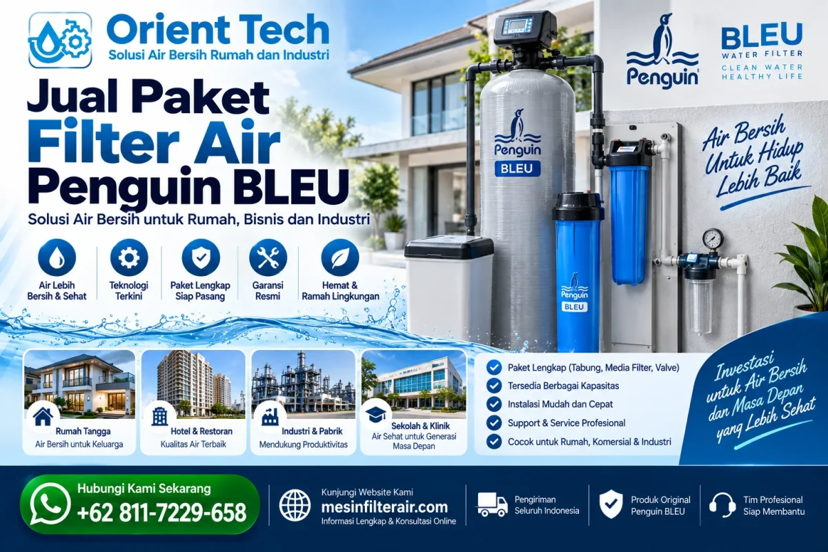 Jual Paket Filter Air penguin BLEU